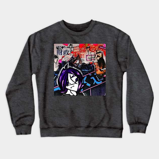 Japan Cult Music Crewneck Sweatshirt by naisvibela